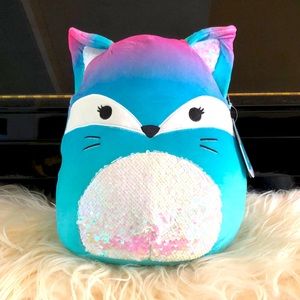 Squishmallow Vickie The Fox With Sequin 16”